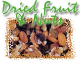 Dried fruits and nuts